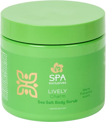 Spa Exclusives - Zeezout Body scrub - Groen - Lively - Pistache Geur