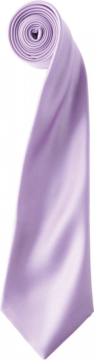 Premier 'Colours' Satin Tie PR750 - LILAC - One size