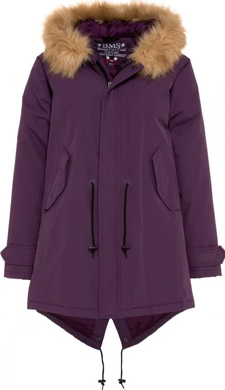Paarse winterjas / parka HafenCity® - SoftLan® + Sorona® XL (44)