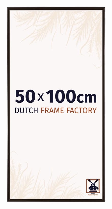 Fotolijst 50x100 cm - Kunststof - Antraciet - Easy