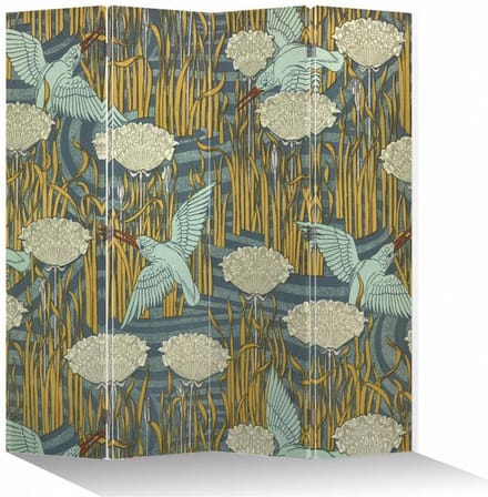 Fine Asianliving Japans Kamerscherm Oosters Scheidingswand B160xH180cm 4 Panelen Vogels