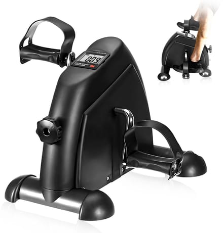 FrascoFit Stoelfiets - Met LCD Scherm - Stoelfiets Met Weerstand Tot 100KG - Anti Slip - Bureaufiets