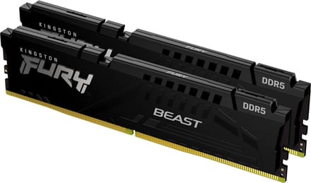 Kingston FURY Beast DDR5-6000 - 16GB - CL36 - Dual Channel (2 pcs) - AMD EXPO & Intel XMP - Zwart