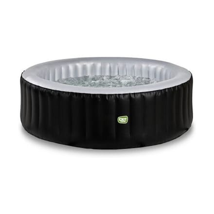 EXIT Silver Classic Opblaasbare Spa - 4 Persoons - Jacuzzi voor Buiten - Hottub met Jets - Zwart