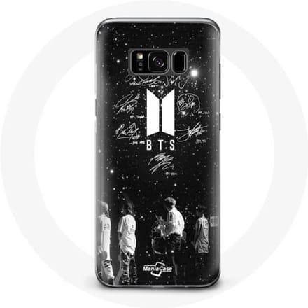 Coque - BTS - Samsung Galaxy S8 - Souple - Noir - Signature Members