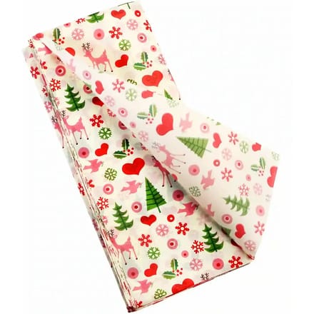 50's kerst tissue papier Rex London (x10)