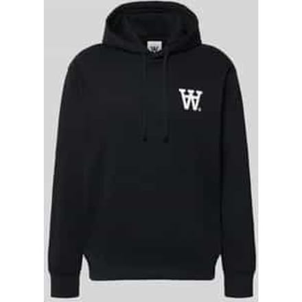 Hoodie met logoprint en kangoeroezak