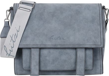 Fritzi aus Preußen Schoudertas Fritzi Jive Satchel Blue Grey Blauwgrijs