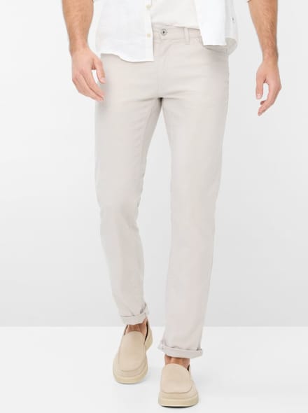 Brax - 5-Pocket - Heren - W36 X L32 - Beige - Katoen - 81-1708 Chuck