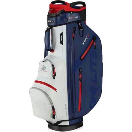 Big Max Dri Lite Sport 3 - Waterwerende Golftas - Cartbag - Navy Wit Rood