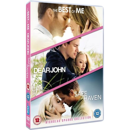 Nicholas Sparks Driedubbel (Dear John/Safe Haven/The Best of Me)