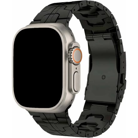 2+1 | Apple Watch Ted Bandje - Staal - Zwart