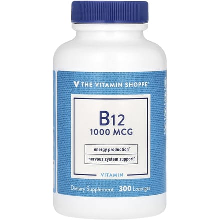 The Vitamin Shoppe, B12, 1 000 mcg, 300 pastilles