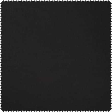 Polyester stof Peach Skin "Uni" - Zwart