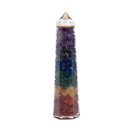Orgoniet 7 chakra obelisk