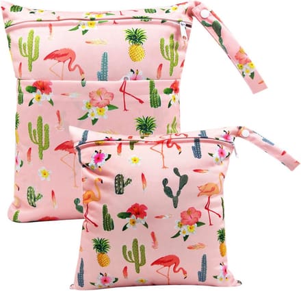 Wetbag Organiser Beutel - 2 Stuks Herbruikbare Nasstaschen voor Stoffen Windels