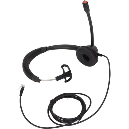 RJ9 Telefoon Headset Ruisonderdrukkend Unilateraal Bedraad Zakelijk Hoofdkussen met Microfoon voor Vaste Lijn