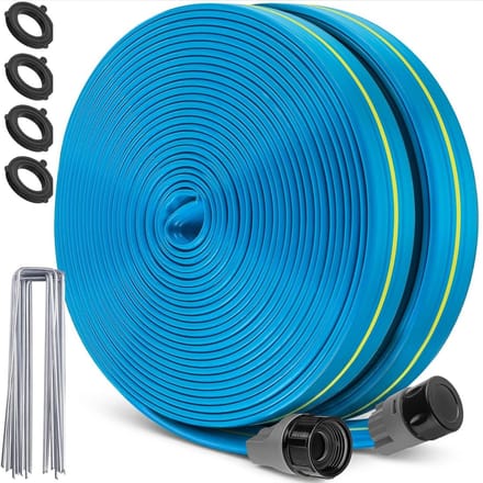 Soaker Slang - Tuinslang Sproeier - Gazon Water Geven - Efficiënte Besproeiing - 75FT - Blauw
