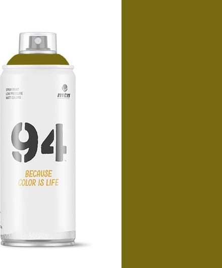 MTN94 Mission Green spuitverf - 400ml lage druk en matte afwerking