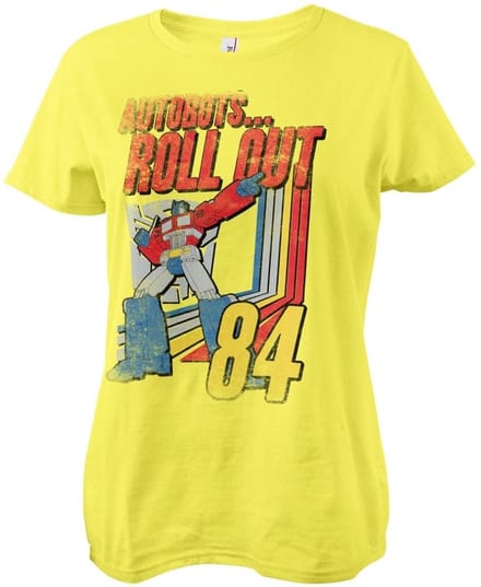 Transformers Autobots - Roll Out Girly Tee dames-T-shirt geel