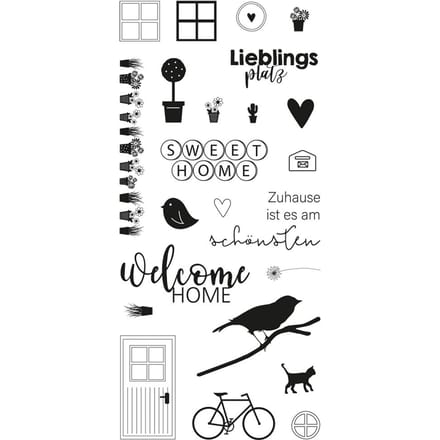 Clear Stamps "Welcome Home"
