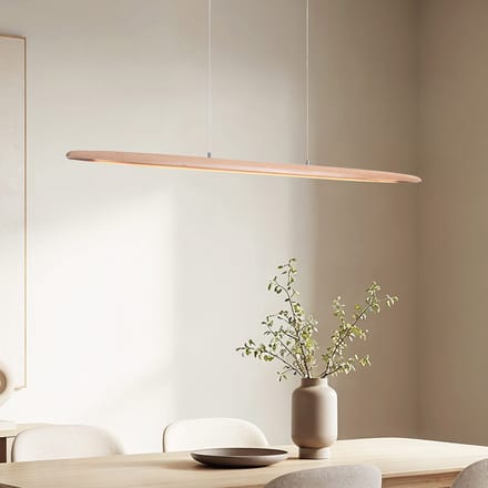 LumenXL Houten 3-staps dimbare hanglamp Liora