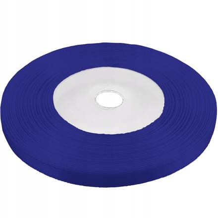 Satijnen Lint Donkerblauw 6mm - 32m
