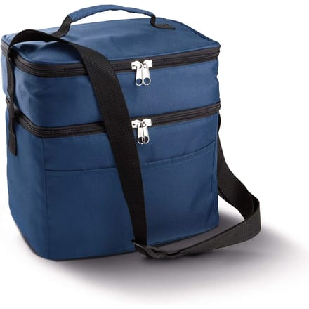 Kimood Koeltas met dubbel compartiment KI0317 - Navy - One size