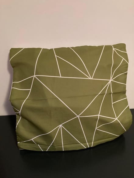 Nordic Geometry Collection Kussenhoes – Olive Green Edition - 45x45 cm