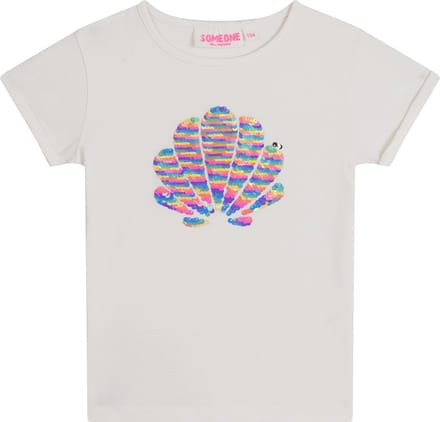 Someone ZORA-SG-02-J Meisjes T-shirt - ECRU