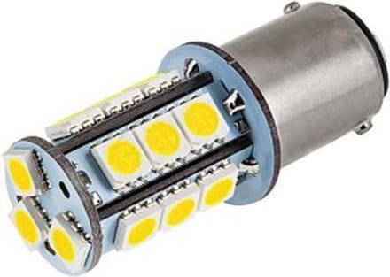 (BAY15D) 1157 - 5050 - 24V - 18 SMD - Warm wit