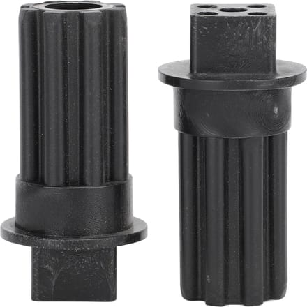2 STUKS Vleesmolen Schroefkoppeling Zwart Plastic Snelle Installatie Vleesmolen Schroefkoppeling black