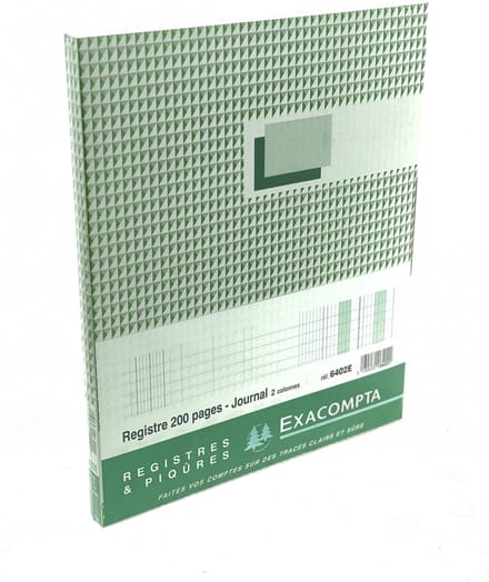 Exacompta Register 6402E Journal 2 kolommen - 200 pagina's