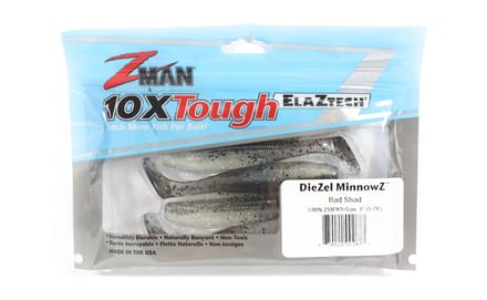 Zman zacht kunstaas Diezel MinnowZ 4 Inch 5/Pack Bad Shad (2673)