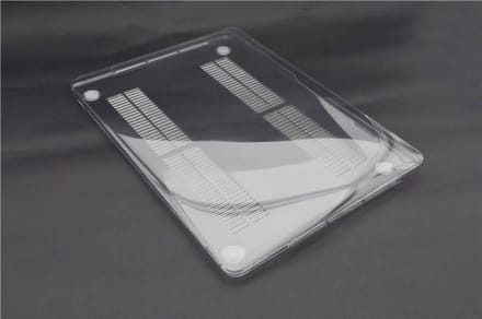 Hardcase laptop voor Macbook New 13.3" Pro touch bar - Transparant
