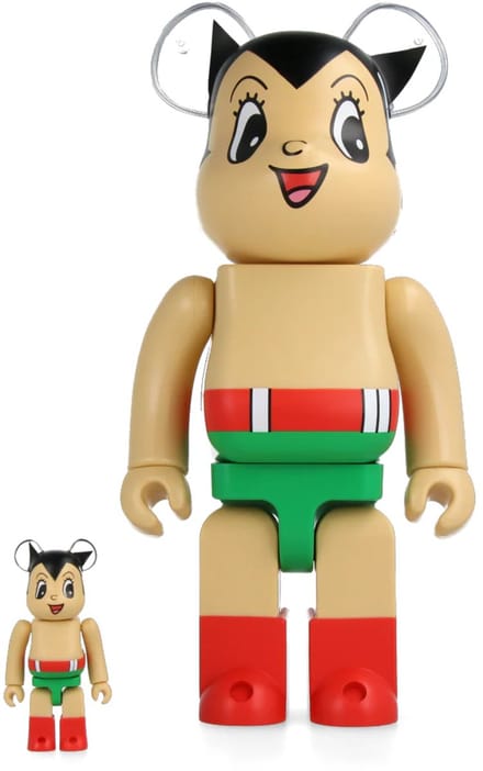 100% & 400% Bearbrick set - Astro Boy (First Color ver.)