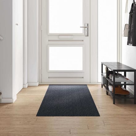 vidaXL - Tapijt - Loper - Antraciet - 80 - x - 300 - cm - Stof