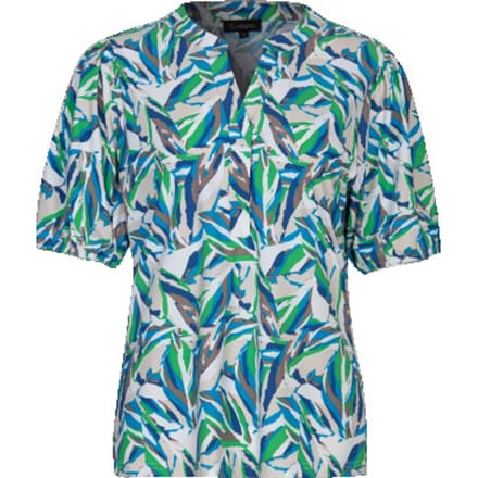 G-maxx top Camelia - Offwhite/ Applegreen