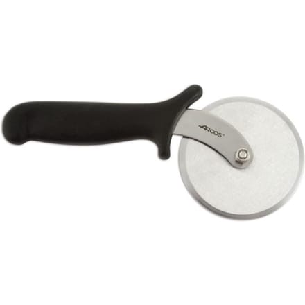 Pizzawiel - ARCOS - 10 cm - Roestvrij staal - Polypropyleen handvat - Duurzaam zwart