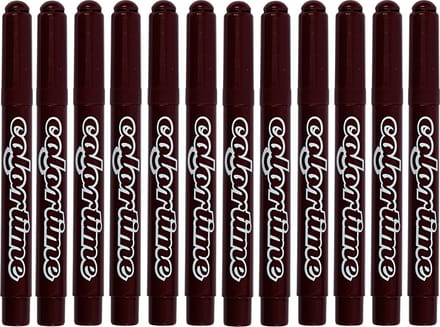 Colortime Stiften Lijndikte 5 Mm Donkerbruin 12 Stuks