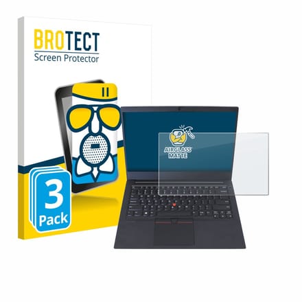 BROTECT - Screenprotector voor Lenovo ThinkPad E14 Gen 1 - Folie Beschermfolie Beschermglas matte 3 Stuks