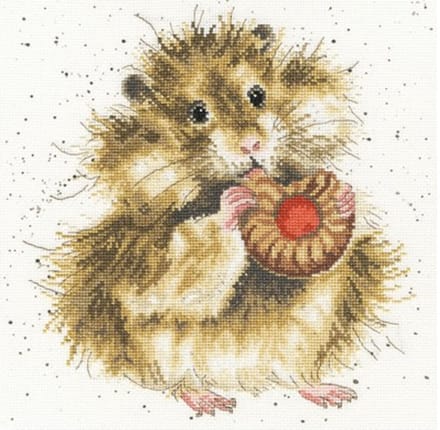 Borduurpakket Pluizige Hamster - Bothy Threads