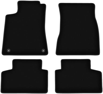 BASIC zwarte veloursmatten voor: Mercedes GLB X247 SUV (2019-)