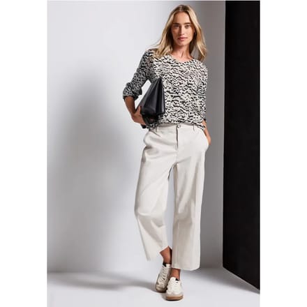 V-hals blouse met tape