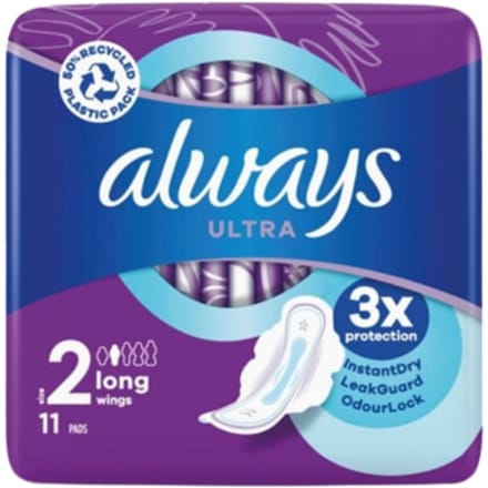 Always Ultra Long Plus Size 2 - 11 stuks
