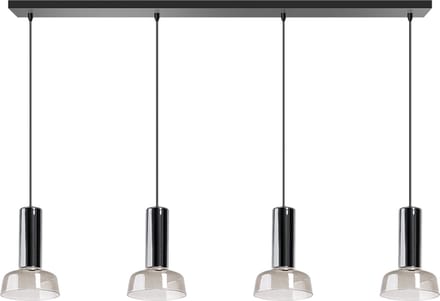 ETH Beal Hanglamp 4x GU10 Smoke - Zwart