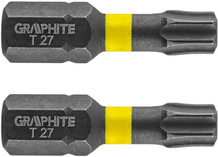 Graphite - Impact Bithouder - TX27 - 25 mm - Staal S2