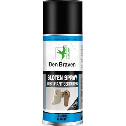 DENB spray spuitbus Zwaluw, transp, spray olie, inzetbereik slot