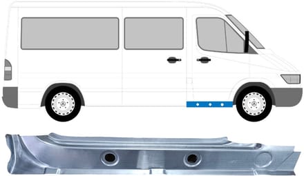 Binnen voorste reparatiepaneel voor Mercedes Sprinter 1995-2006 / Rechts