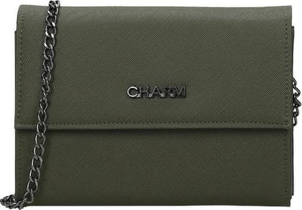 Charm crossbody tas olive
